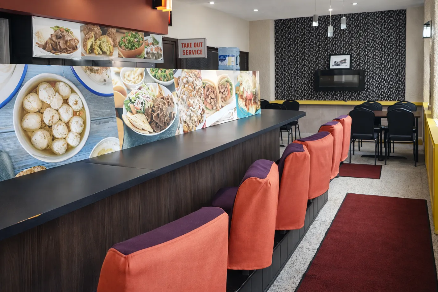 Beef donair wrap with fresh vegetables at Donair Guys downtown Winnipeg