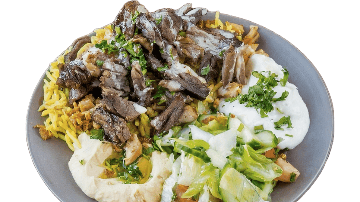 Chicken Shawarma Platter at Donair Guys in downtown Winnipeg, MB